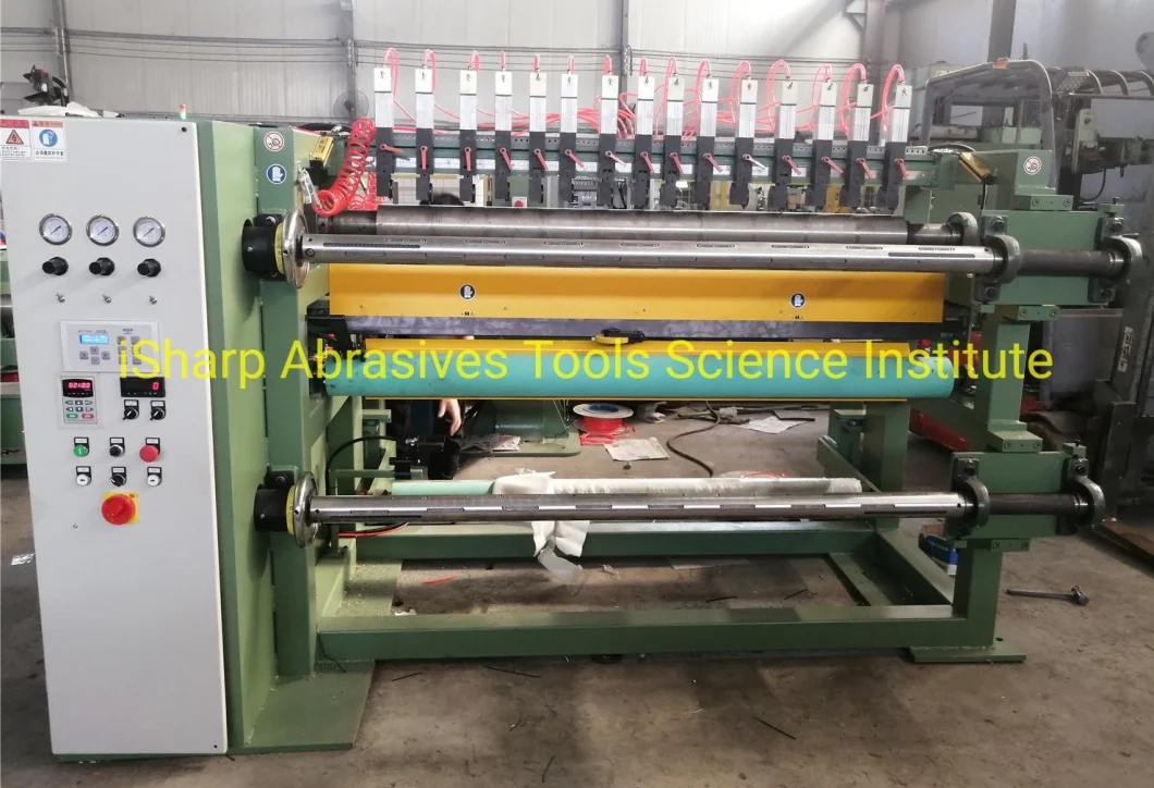 Abrasive Jumbo Roll Slitter Roll Slitting Converting Machine for Making Belt