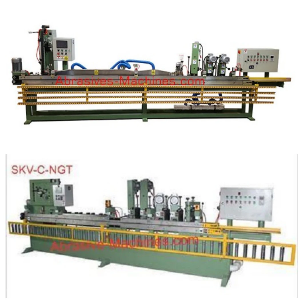 iSharp Abrasive Sanding Belt Skiving Machine with Gluing and Vertical Taping Function